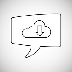 Communication design. Media icon. Flat illustration, vector grap