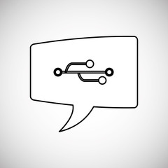 Communication design. Media icon. Flat illustration, vector grap