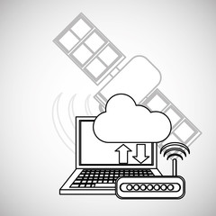 Communication design. Media icon. Flat illustration, vector grap