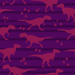 vector, illustration, dinosaur, abstract art. tyrannosaurus. seamless