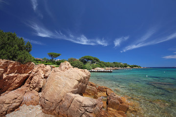 Liscia Ruja Beach,Emerald coast, Sardinia, Italy
