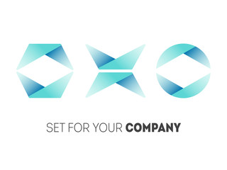 Abstract water drop logo