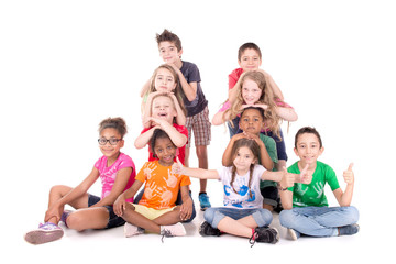 Obraz premium group of kids