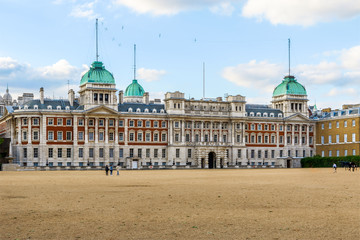Fototapeta na wymiar Old Admiralty Building next to Horse Guards Parade in London