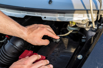 Techniker bei der Arbeit