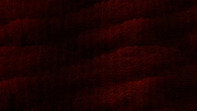 Video Flux 060: Databending TV screen pixels fluctuate with motion (Video Loop).