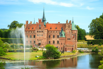Naklejka premium Egeskov slot in Denmark