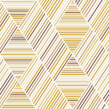 Yellow and Brown Lines Seamless Pattern