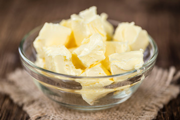 Fresh Butter (selective focus; close-up shot)