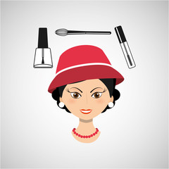 female makeup design 