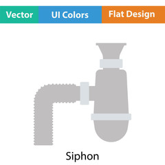 Bathroom siphon icon