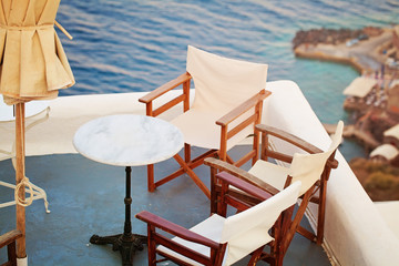 Greece Santorini Island, Caldera View and Sea