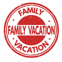 Family vacation stamp