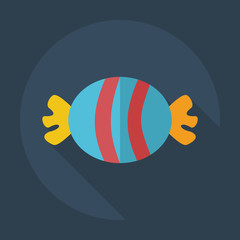Flat modern design with shadow icons sweet