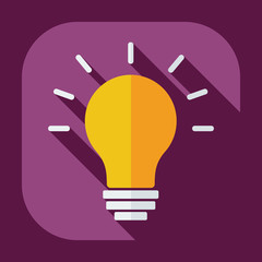 Fototapeta premium Flat modern design with shadow icons business icon