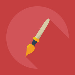 Flat modern design with shadow  Icon brush