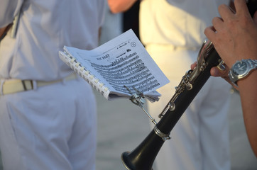 military band performance