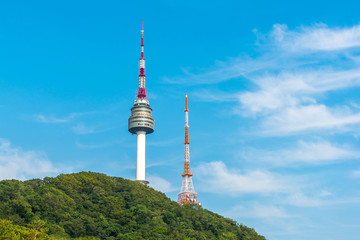Korea,Namsan Tower in Seoul,South Korea