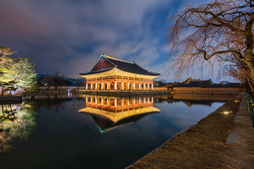 Obraz premium Gyeongbokgung palace in Seoul, South Korea