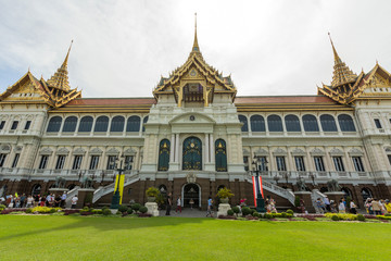 The Chakri Maha Prasat hall in the Grand Palace in Bangkok, Thai