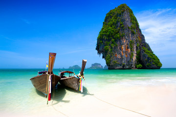 Naklejka premium Rairay beach, Krabi Thailand