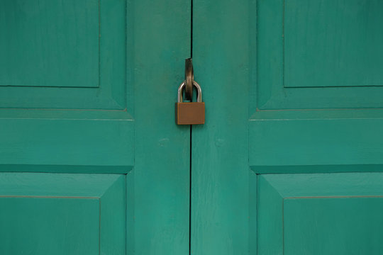 door with lock