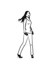 girl style design cool