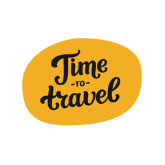 Time to travel sticker