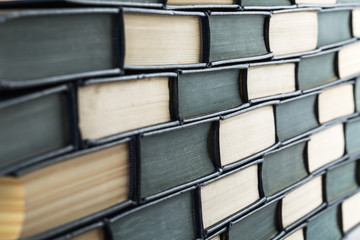 stack of books for background