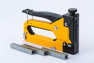 Carpenter stapler with staples