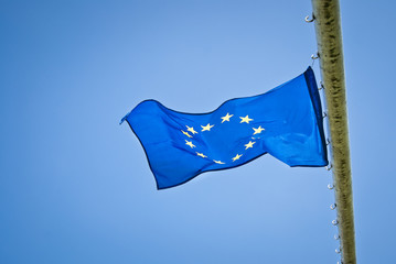 Flaga Unii Europejskiej  - obrazy, fototapety, plakaty