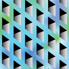 Abstract paneling pattern. Modern stylish texture. Vector seamless pattern.