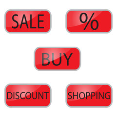Web button for shooping and online shop