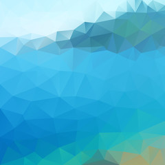 polygonal background of seascape