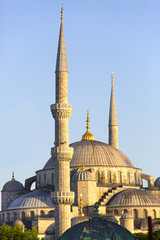 Fototapeta premium The Blue Mosque in Istanbul, a cultural monument and place of worship for Muslims