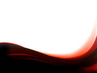 On a white background crossing color lines