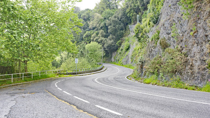 Paisaje de Vizcaya, España