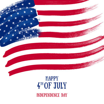 Forth July Independence day background design.