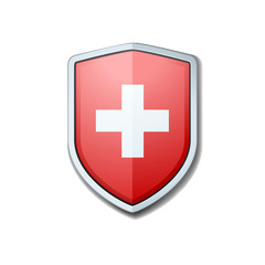 Switzerland shield sign