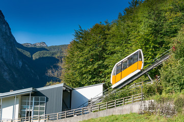 Hallstatt funicular to Salt mine, Austria