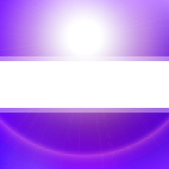 Fototapeta premium Abstract vector background with blurred lights and white space for text. Bright blue and purple colors. Design element for booklet, flyer, advertising, brochure, banner