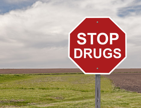 Stop Drugs Sign