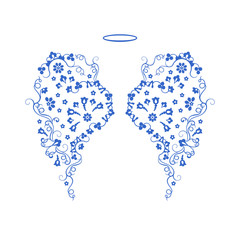 Wings angel and Nimbus