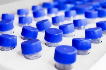 Plastic containers for samples