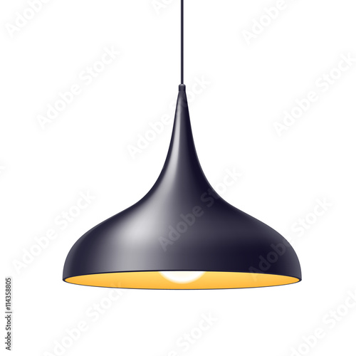 Pendant light lamp vector illustration.\ Pendant light lamp vector illustration.\