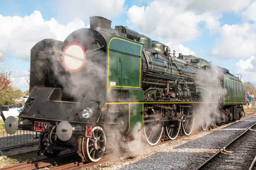 Plakat Locomotive à vapeur, Baie de Somme, Picardie, France