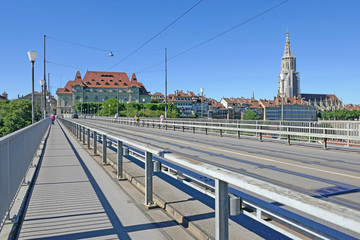 kirchenfeldbrücke, altstadt von bern, schweiz 