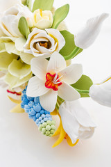 Obraz na płótnie Canvas Beautiful spring flower bouquet