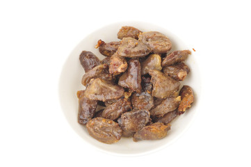 Grilled chicken heart