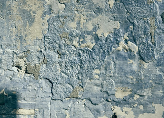 Cracked gray wall